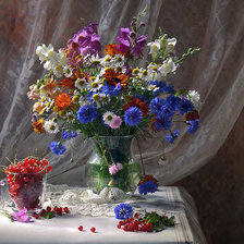 Схема вышивки «Цветы»