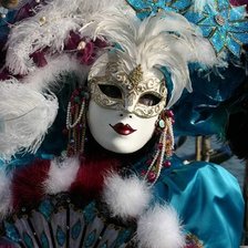 Оригинал схемы вышивки «венеция-карнавал» (№553719)