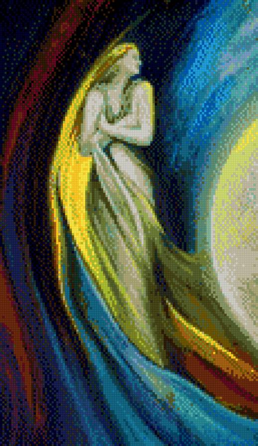 kobieta - tecza - fantazja - предпросмотр