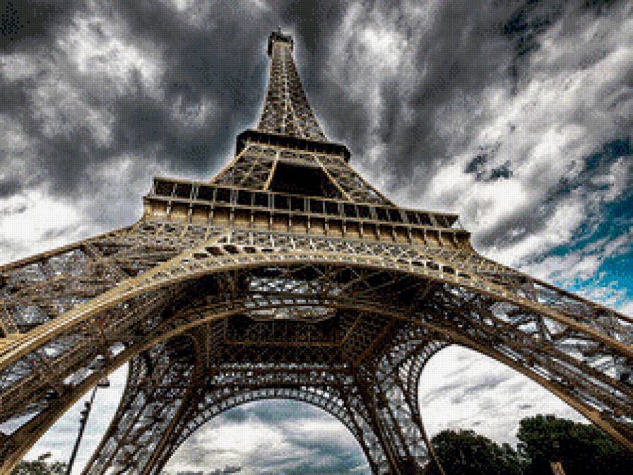 Париж - париж, города, архитектура, небо - предпросмотр