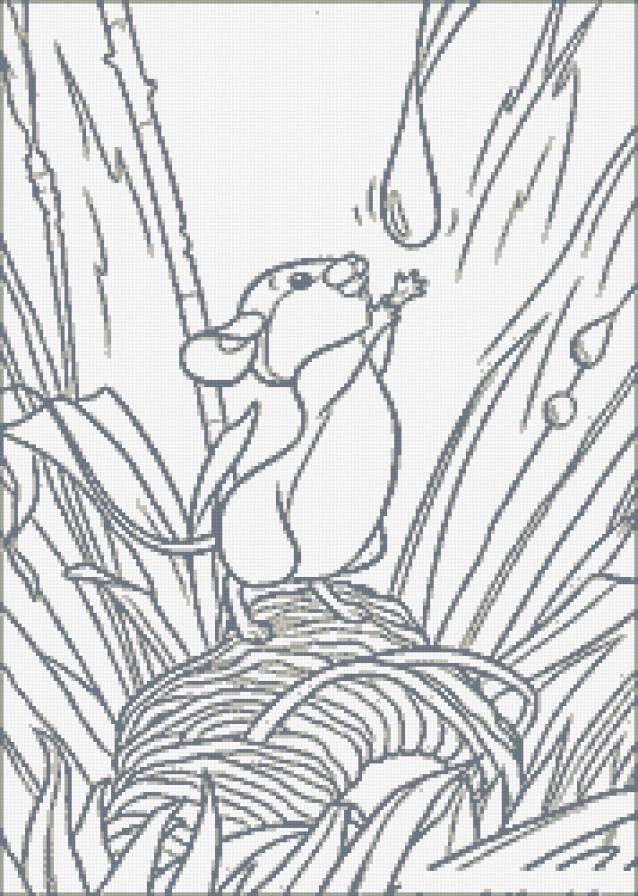 мышонок и капелька - предпросмотр