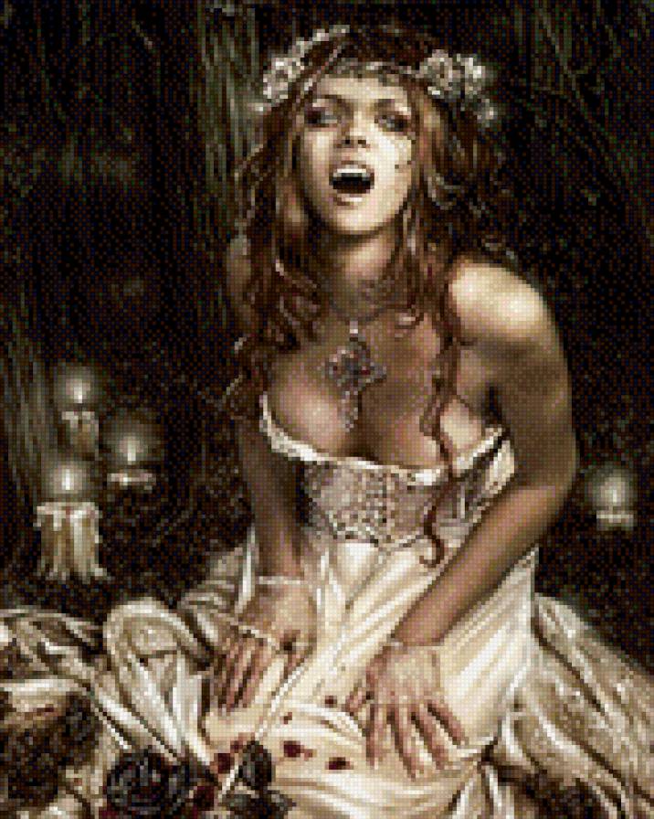 Вампирша (Victoria Frances) - gothic, vampire, вампир, готика - предпросмотр