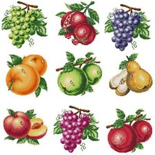 Оригинал схемы вышивки «фрукты» (№554464)