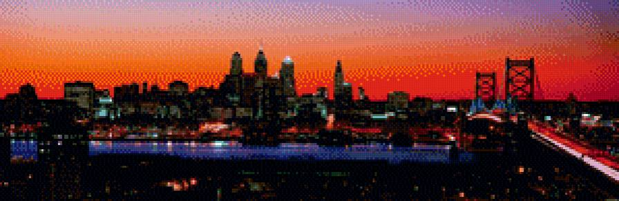 Панорама Нью Йорка - панорамы, город, new york, нью йорк - предпросмотр