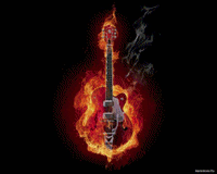 Огненная гитара - предпросмотр