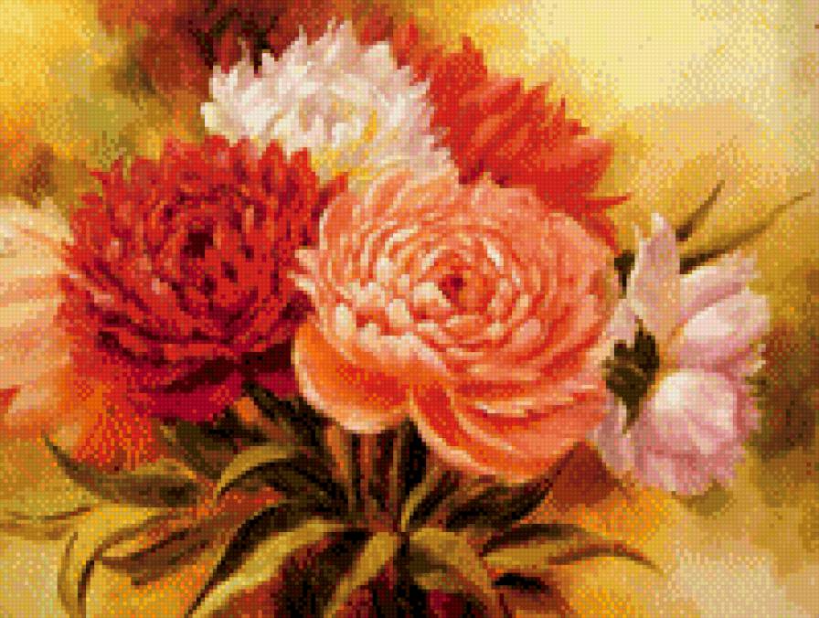 Хризантемы - цветы - предпросмотр