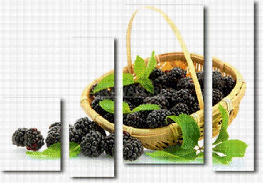 №555128 - ягоды, триптих - предпросмотр