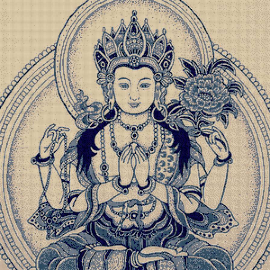 Кришна - бог, кришна, лотос, индия, флейта, веды - предпросмотр