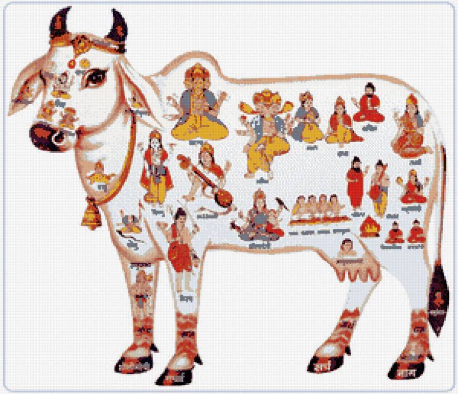 Корова Сурабхи - веды, корова, индия, сурабхи, бог - предпросмотр