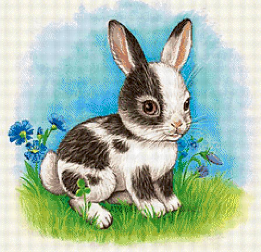 Зайчик - детское, животные - предпросмотр