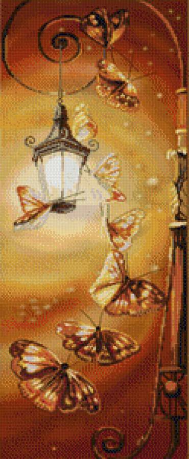 Бабочки - бабочка, бабочки, фонарь - предпросмотр