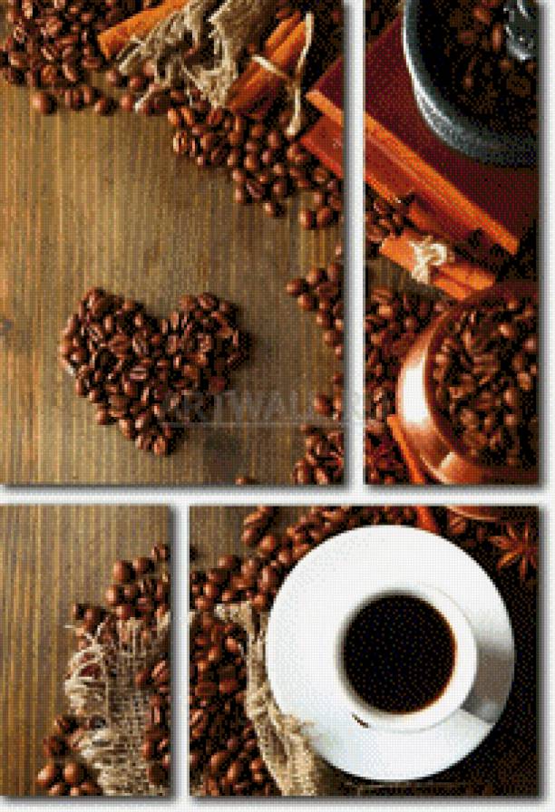 №556140 - кофе, триптих - предпросмотр