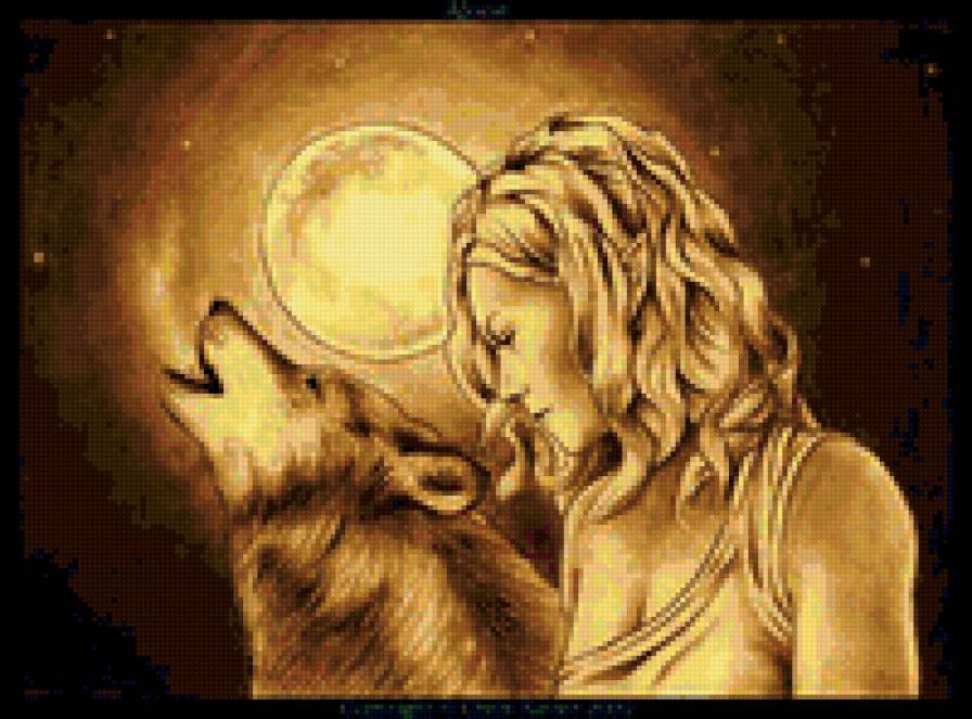 Волк и фея - оригинал