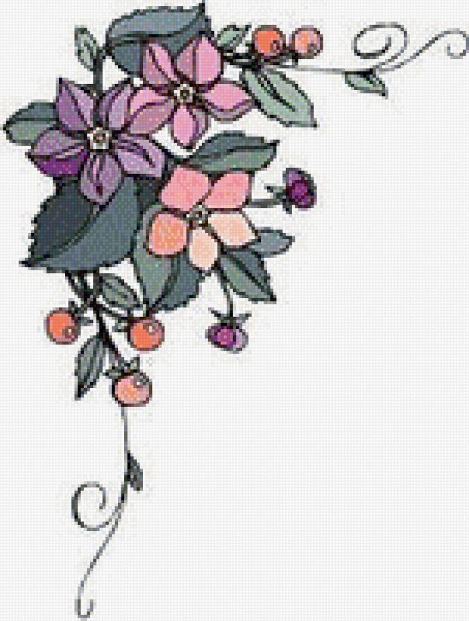 Уголок для скатерти - узор - предпросмотр