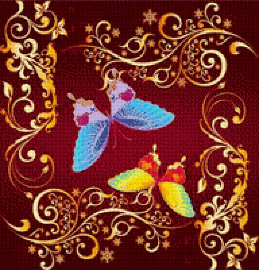 Подушка - узор, подушка - предпросмотр