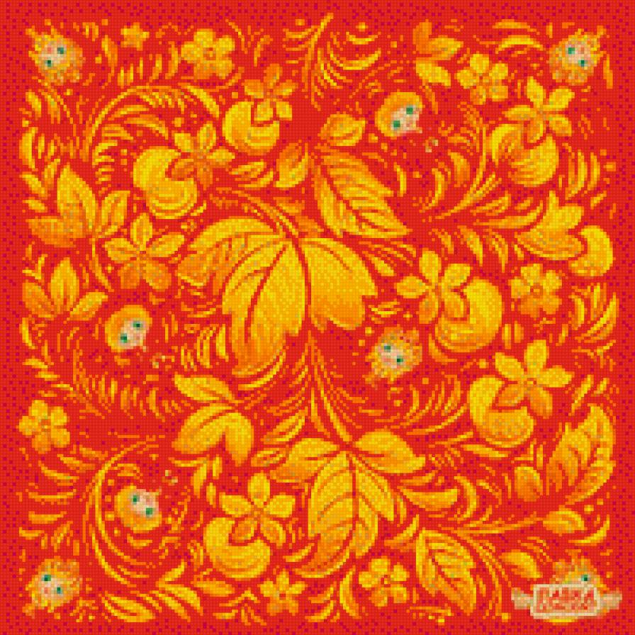 Подушка - узор, подушка - предпросмотр