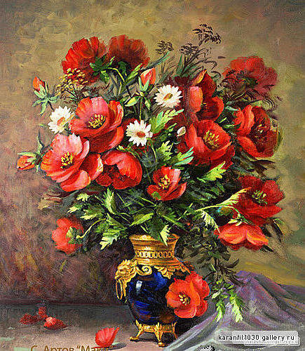 маки - букет - оригинал