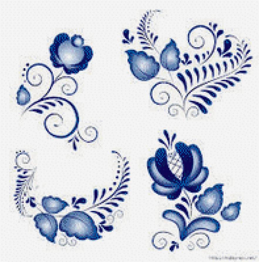 Узор для скатерти - узор, скатерть - предпросмотр