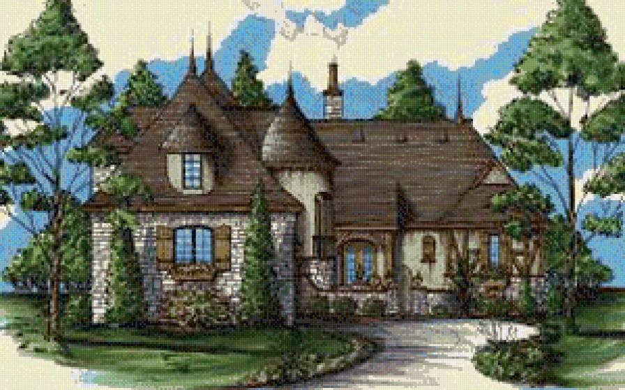 №556923 - деревня, пейзаж, дома, архитектура - предпросмотр