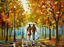 №556989 - любовь, осень, люди, девушка, мужчина - оригинал