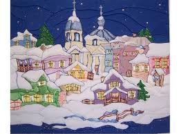 №556999 - архитектура, зима, дома, город - оригинал