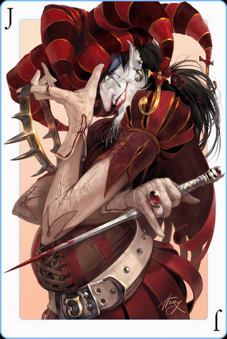 Джокер - шут, карта, джокер - оригинал