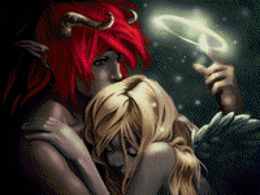 ангел и демон - люди - предпросмотр