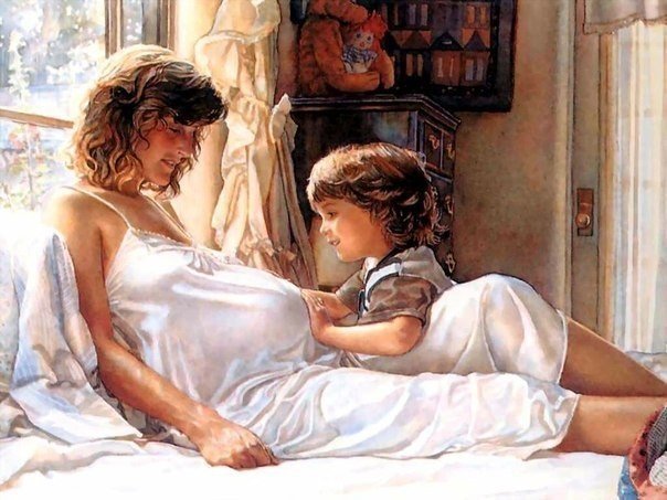 в ожидании чуда - женщина, дети - оригинал