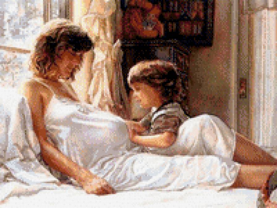 в ожидании чуда - дети, женщина - предпросмотр