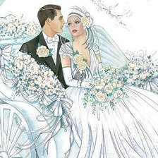 Схема вышивки «свадьбе»