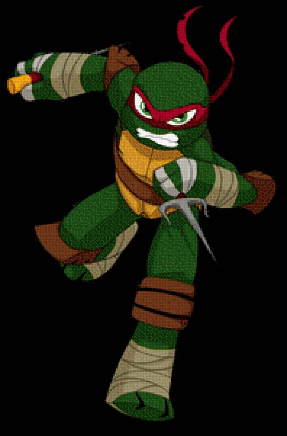 Раф - рафаэль, раф, черепашки-ниндзя, tmnt - предпросмотр