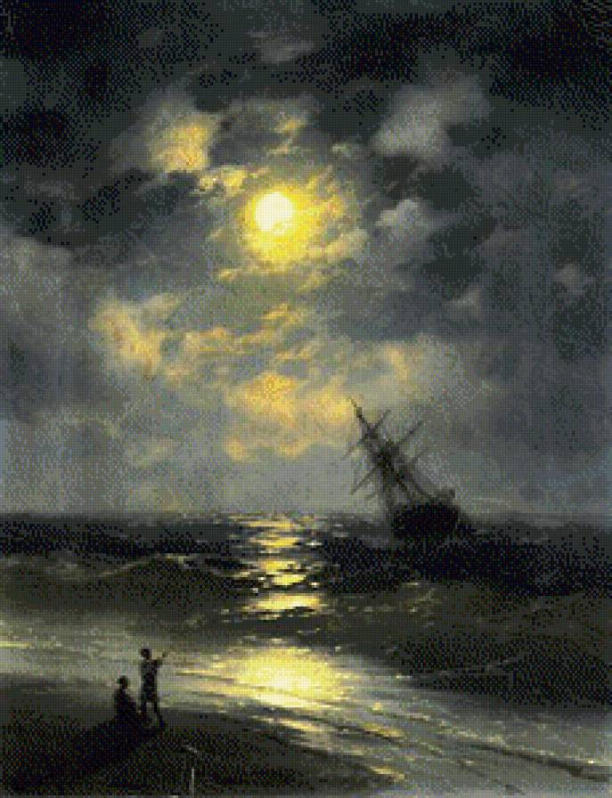 №558319 - айвазовский, морской пейзаж - предпросмотр