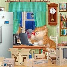 Схема вышивки «проверка связи»