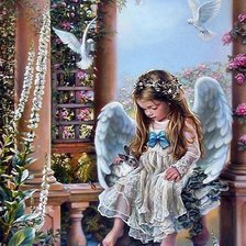 Схема вышивки «прелестный ангел»