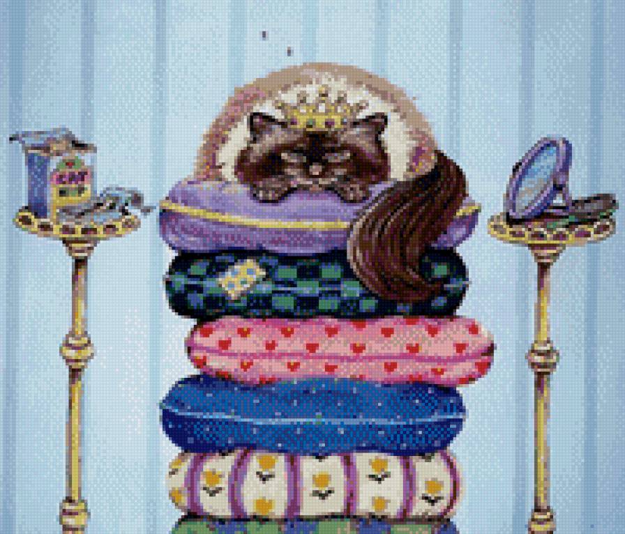 принцесса на горошине - кошки - предпросмотр