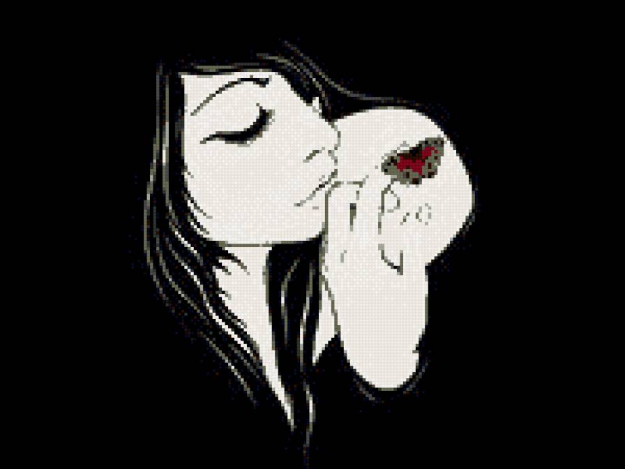 №558629 - женщина, монохром, красота - предпросмотр