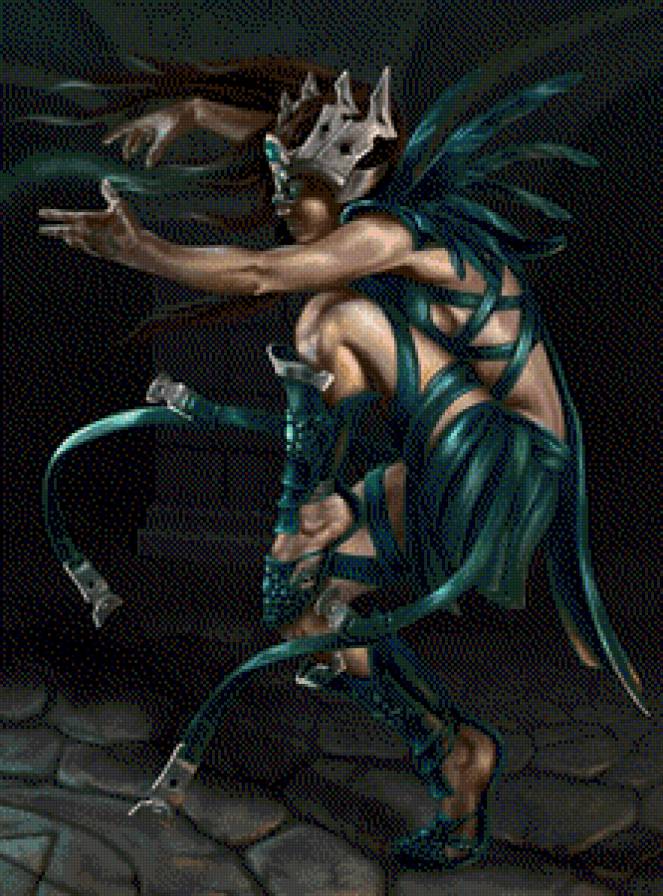 шаман - мужчина, колдун, фэнтези, шаман - предпросмотр