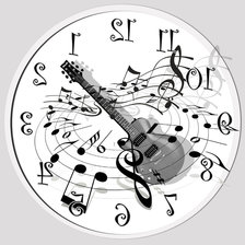 Схема вышивки «Часы»