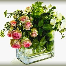 Схема вышивки «розы»