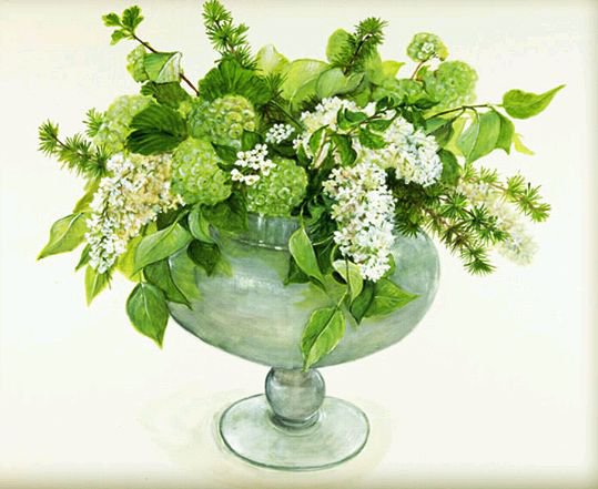 букет в вазе - цветы, ваза, букет - оригинал