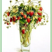 Схема вышивки «земляничка»