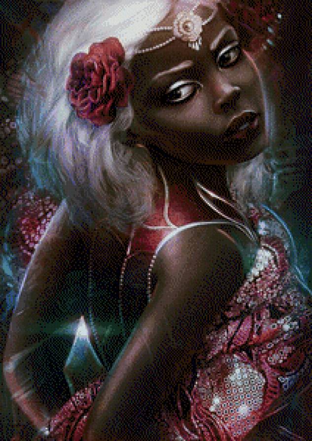 dark_beauty - девушка, портрет, афро - предпросмотр