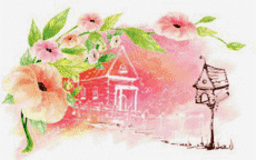 №559904 - архитектура, цветы - предпросмотр