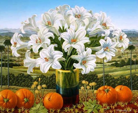 Букет лилий - лилии, букет - оригинал