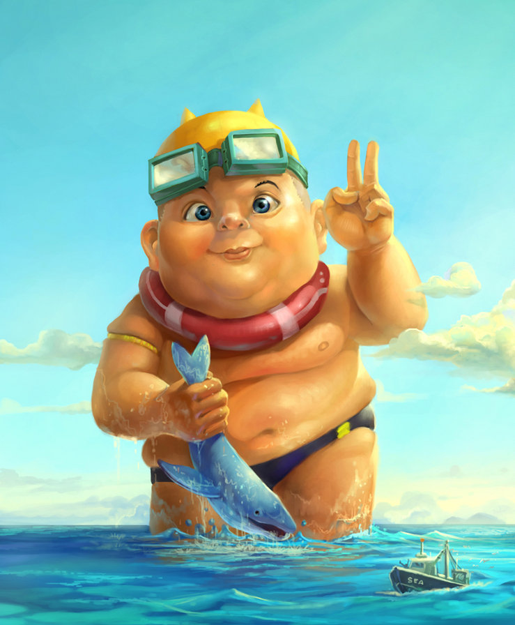 №559986 - ребенок, дети, море - оригинал