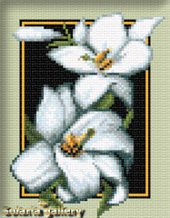 Белые лилии - лилии, цветы - оригинал