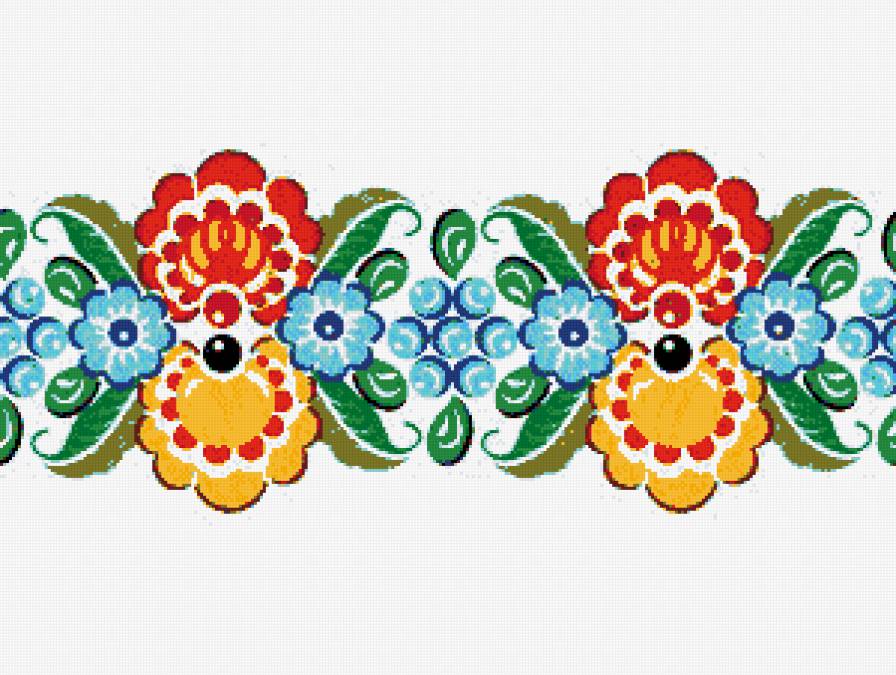 Узор 6 - узоры, цветы - предпросмотр