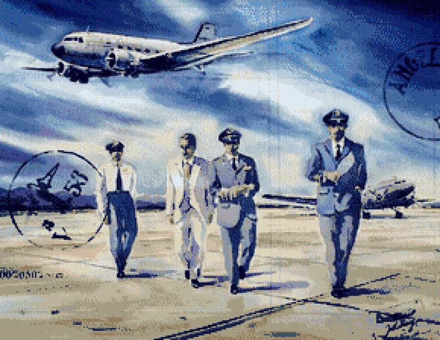 starbrook - пилоты, аэропорт, самолет - предпросмотр