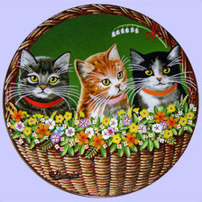 а мы в корзиночке сидим