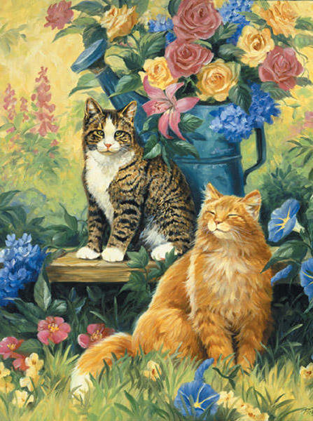 мы позируем - котики - оригинал